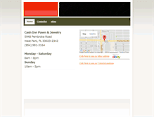 Tablet Screenshot of cashinnpawn.com